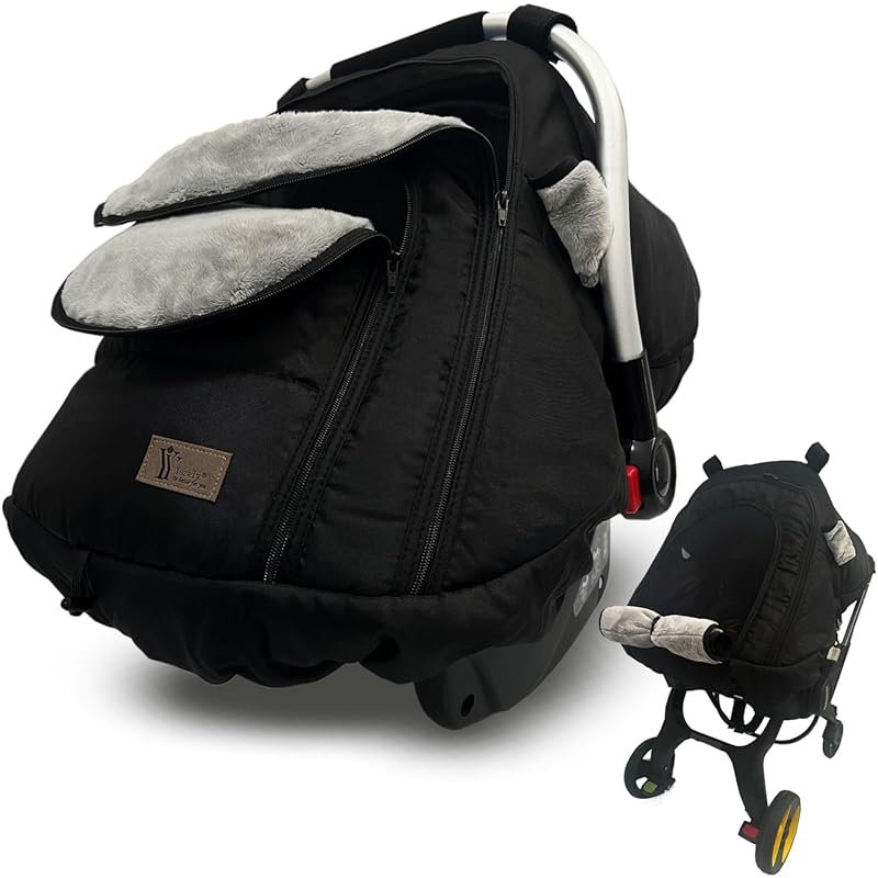 Winter Baby Car Seat Cover with Thermal Lining, Waterproof and Windpro