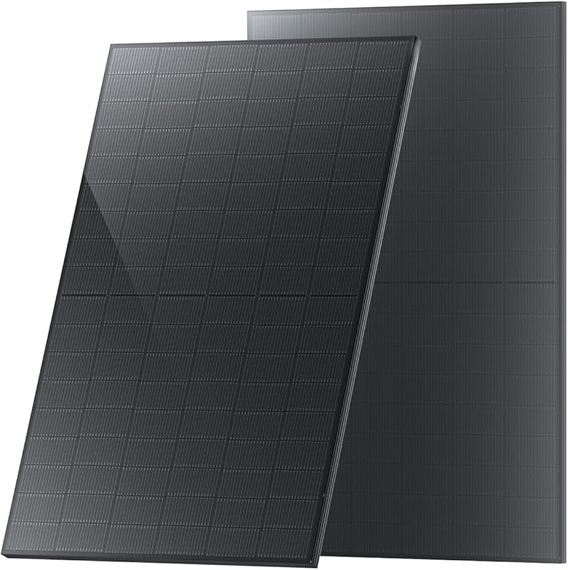 STAR 870W Monocrystalline Solar Panel Set – Two 435W 48V/24V Panels wi