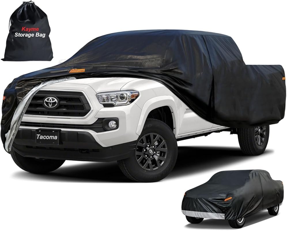 Kayme Custom Fit Toyota Tacoma Truck Cover 1995-2025 - Heavy Duty Wate