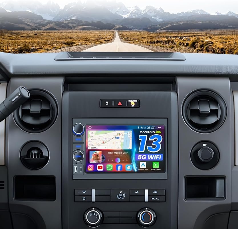 Car Stereo Replacement for 2004-2008 Ford F150 with 7-Inch HD Screen, 