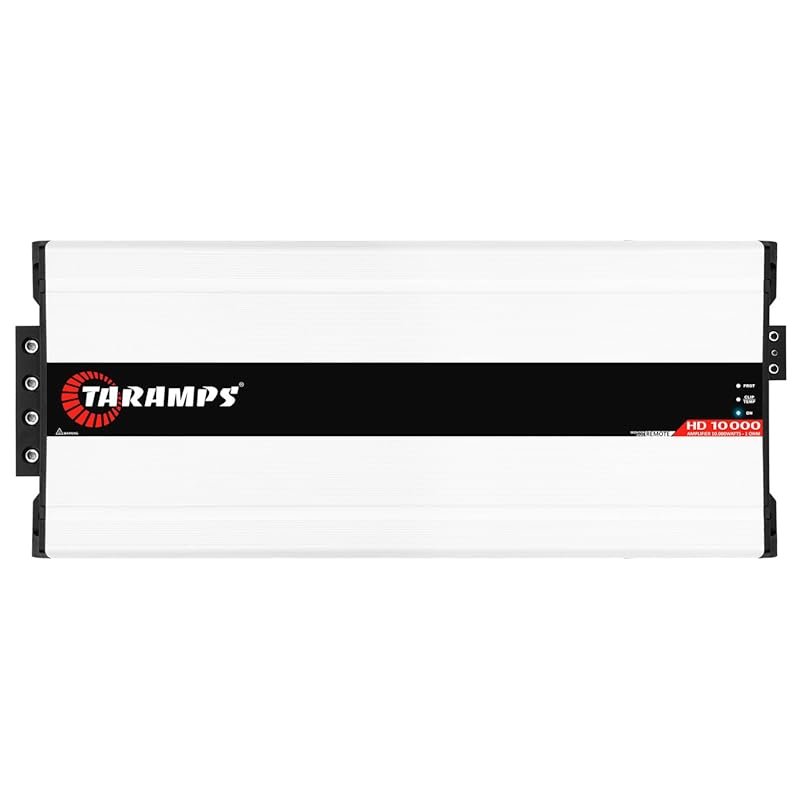 Taramps HD 10000 1 Ohm Monoblock Class D Amplifier with Crossover and 
