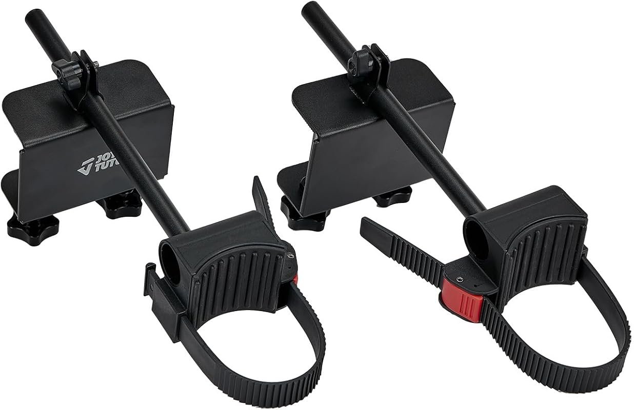 JOYTUTUS Anti-Wobble Truck Bed Bike Rack with a No Tire Removal Design