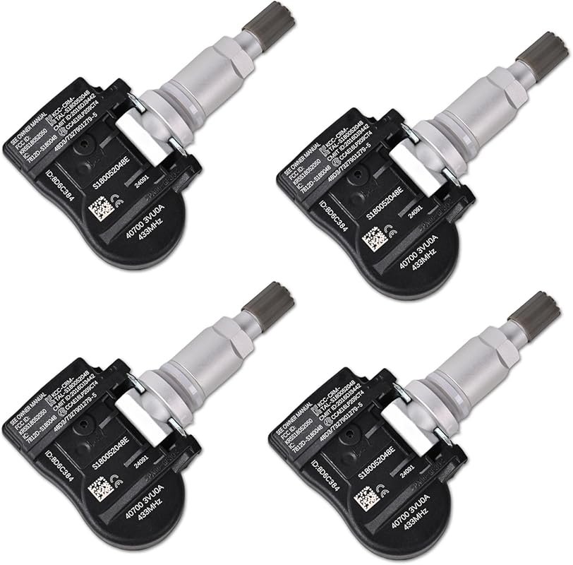 TPMS Tire Pressure Sensors 433MHz Compatible with Nissan 2019