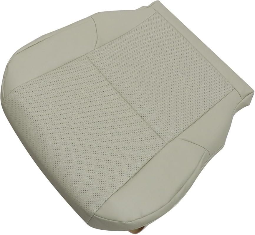 Priprilod Tan Perforated Leather Passenger Side Bottom Seat Cover Comp