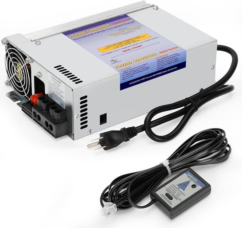 WF-8955-MBA 55 Amp RV Power Converter with 3-Stage Smart Charger for L