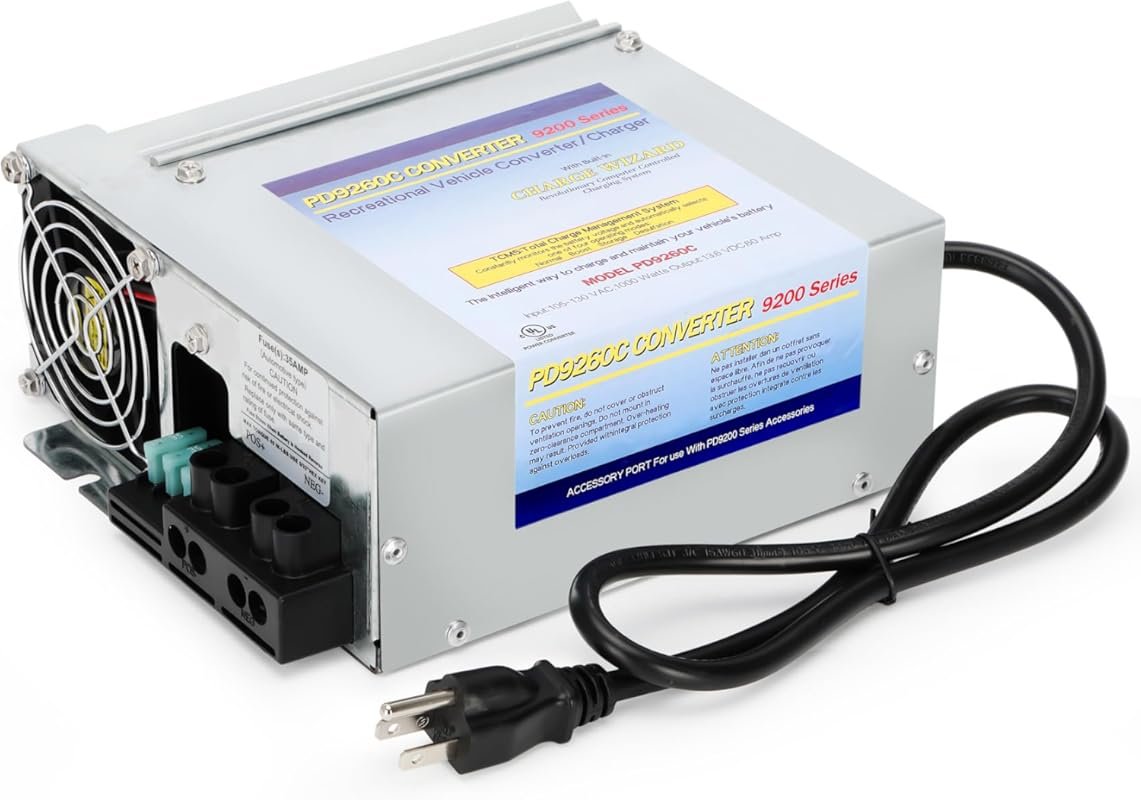 PD9260C 60 Amp RV Inverter Charger for Lead Acid Batteries and Campers