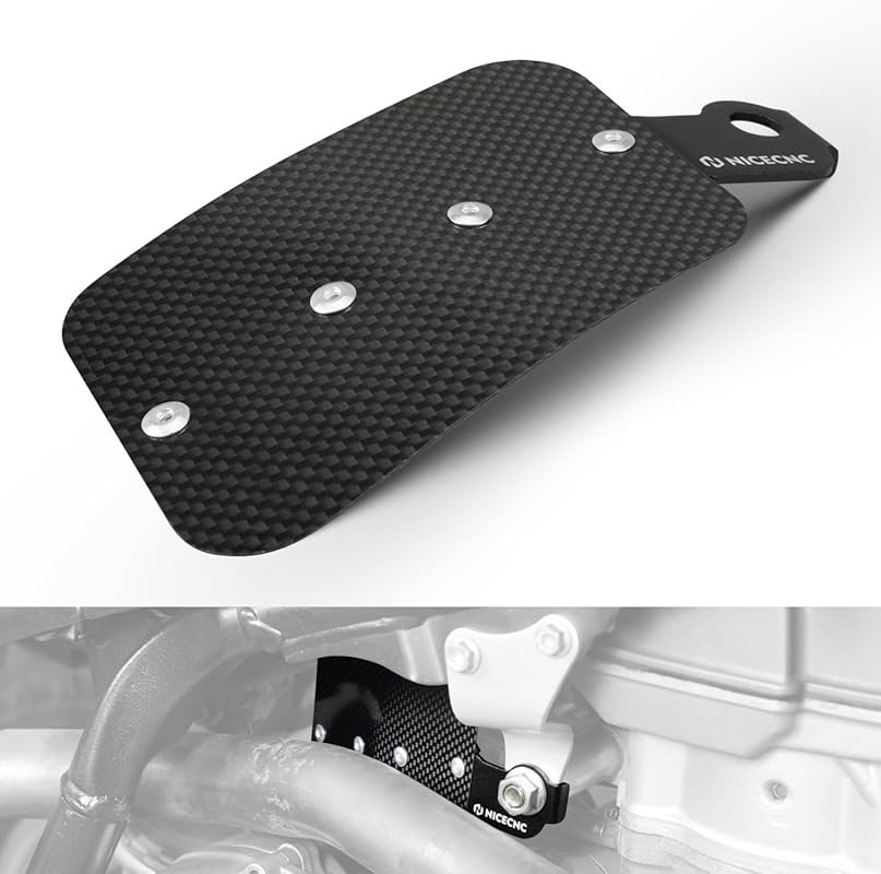 NICECNC 3K Carbon Fiber Carburetor Heat Shield for Honda TRX450R 2006-