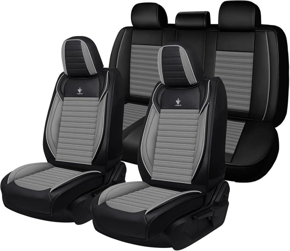 Full Coverage Nappa Leather Seat Covers for Honda Civic 2003-2026, Wat