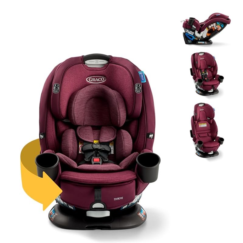 Graco Turn2Me 3-in-1 Rotating Convertible Car Seat with Steel Frame an