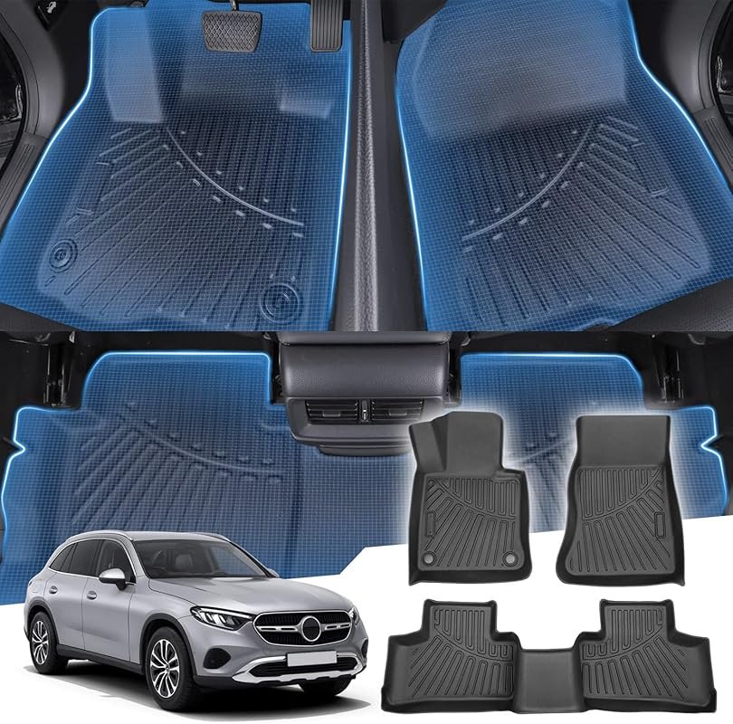 All Weather Floor Mats for Mercedes Benz GLC 300 / GLC 43 AMG 2023