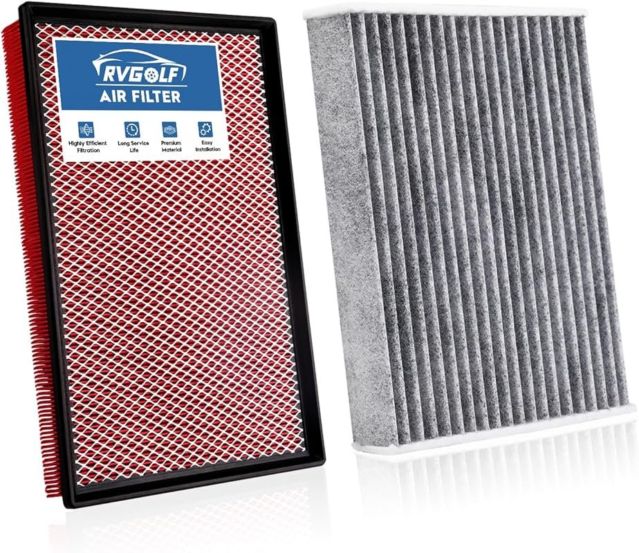 Engine and cabin air filter set for Ram 1500 2016-2018 and 1500 Classi