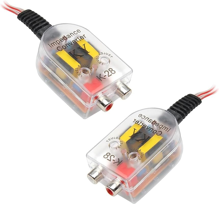 Car Audio RCA Converter: High to Low Level Converter for Subwoofer Fre