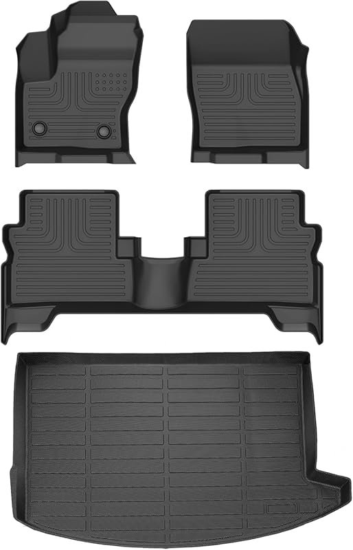 All-weather TPE floor mats for 2014 Ford Escape with anti-slip and wat
