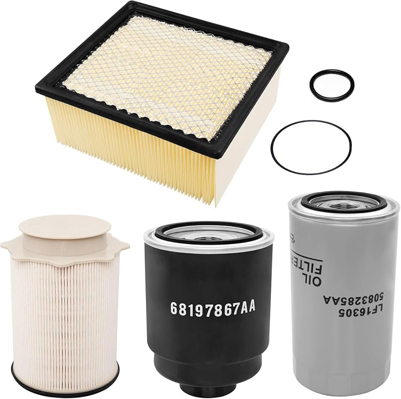 6.7L Cummins Diesel Filter Kit for 2013–2018 Dodge Ram 2500–5500 – Replaces 68197867AA, 68157291AA...