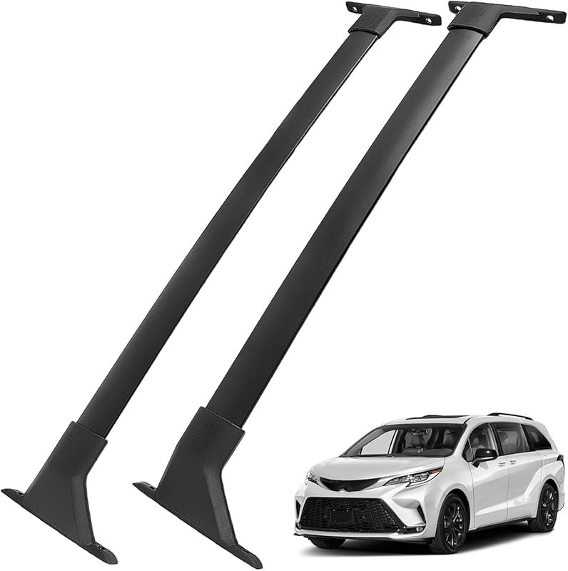 Roof Rack Cross Bars Luggage Carrier Compatible with Toyota Sienna 2021