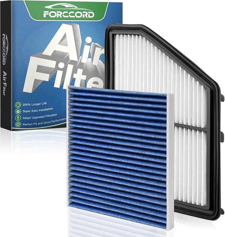 Cabin and Engine Air Filter Combo for Honda Civic 2016-2026, HR-V 2023