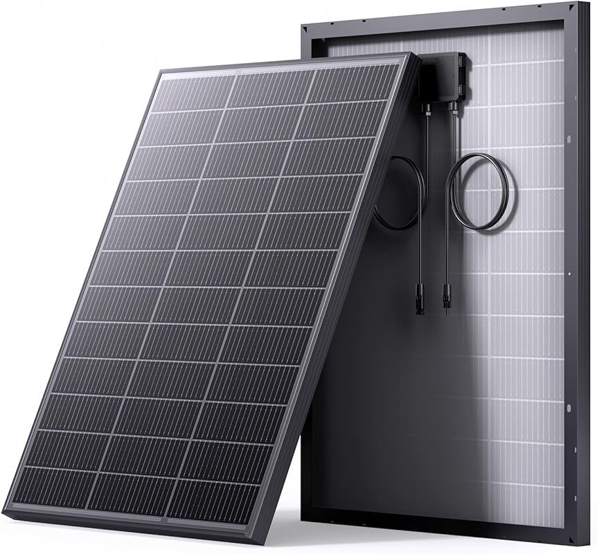 N-Type 16BB 100 Watt Solar Panel, Compact 12V 100W Solar Panel, 25% Hi