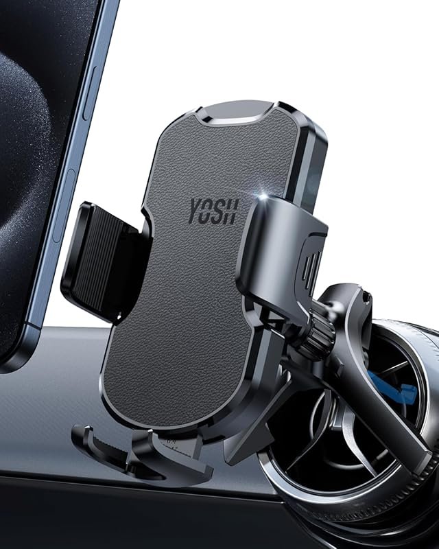 Vent Phone Mount for Mercedes C-Class, GLB, and A-Class with Metal Hoo