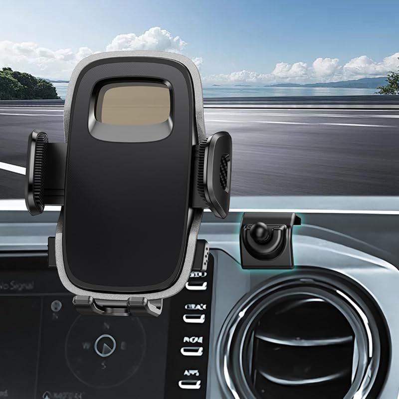 ELOHEI Phone Mount with Custom Base for Toyota Tacoma 3rd Gen (2016-20