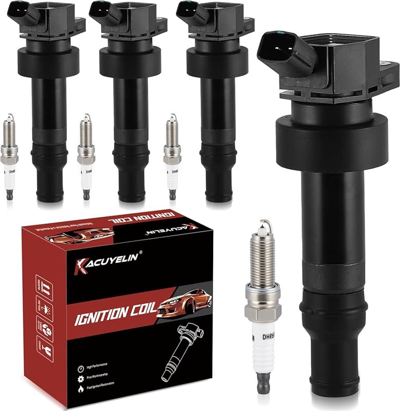 UF652 Ignition Coil Pack with Iridium Spark Plugs for Hyundai Veloster