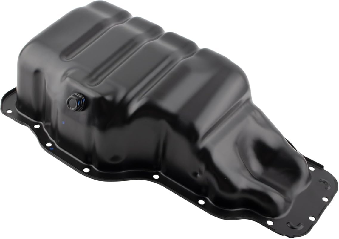 Engine Oil Pan with Drain Plug for Hyundai Elantra, Kia Forte, Sonata,