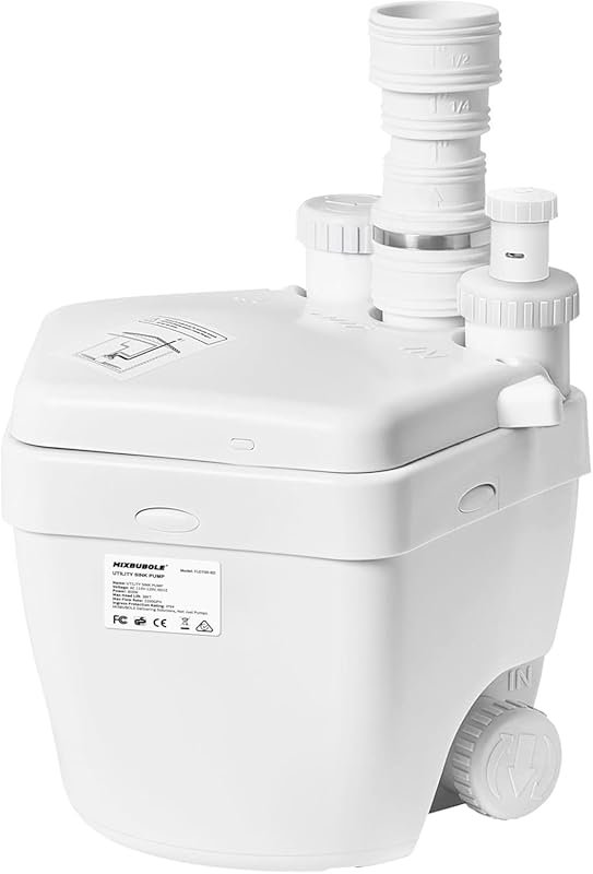 1 HP Utility Sink Pump with macerating toilet system and upflush capab