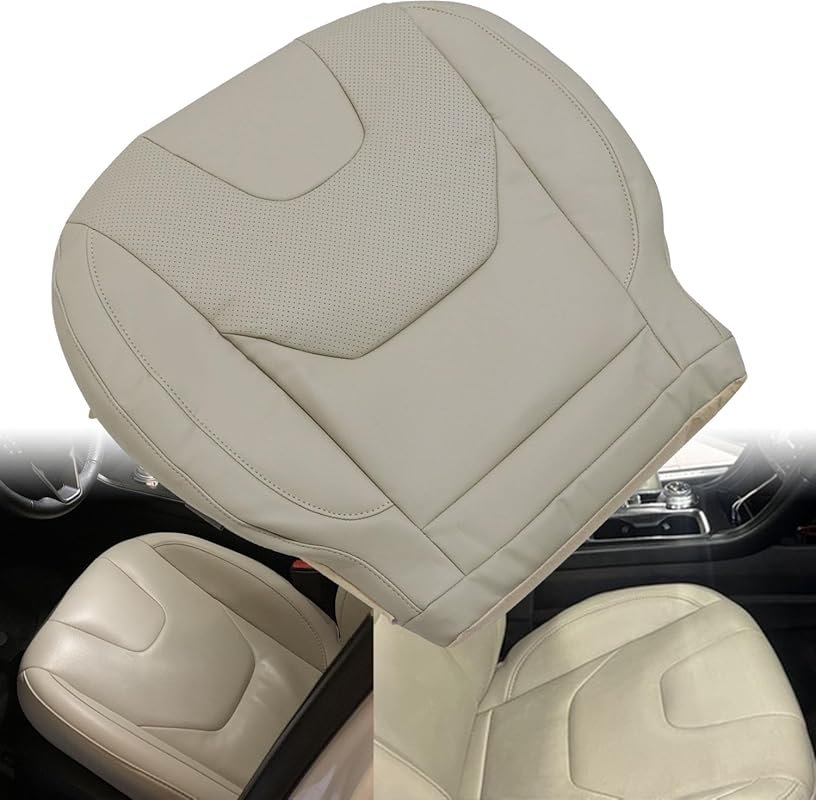 GXARTS Perforated Leather Seat Covers: Tan, Custom Fit for Ford Fusion