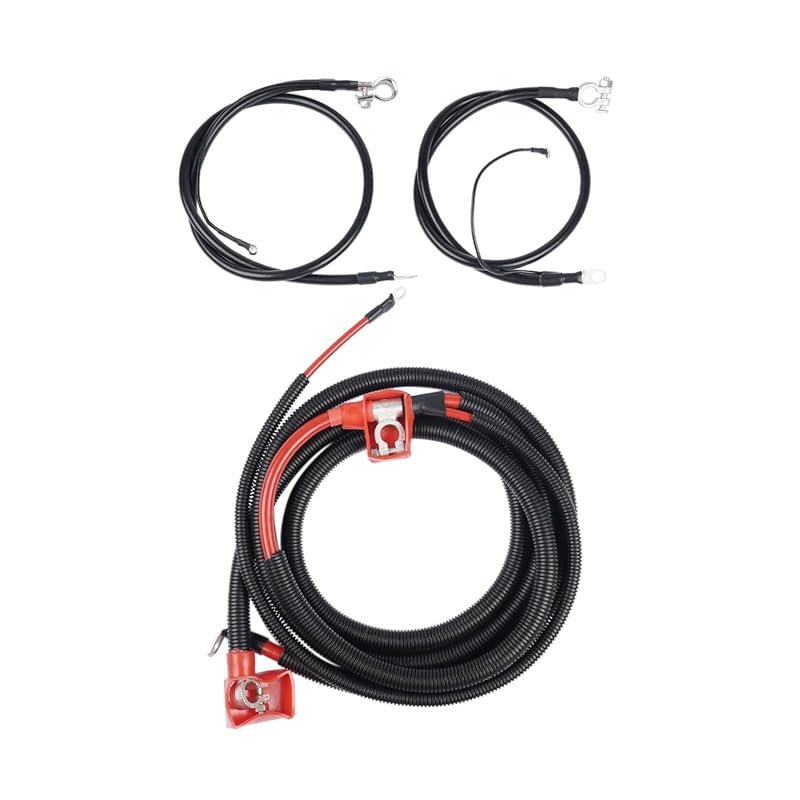 Positive & Negative Starter Battery Cable Kit Replacement for Ford F