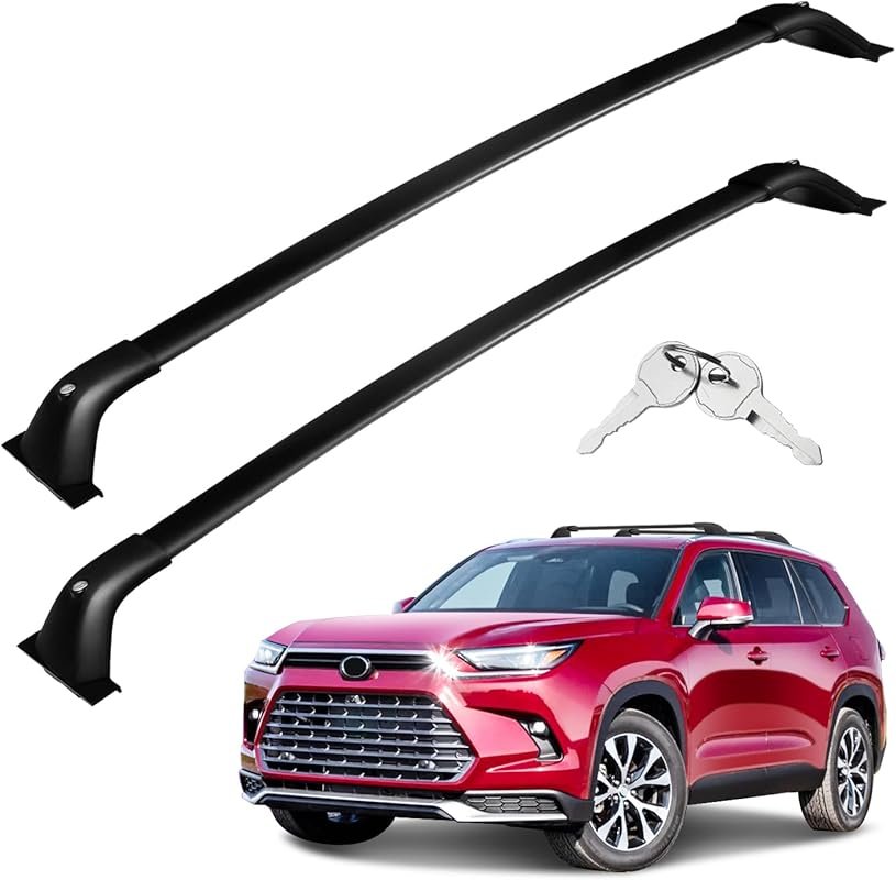 Aluminum Roof Rack Cross Bars for Toyota Grand Highlander and Lexus TX