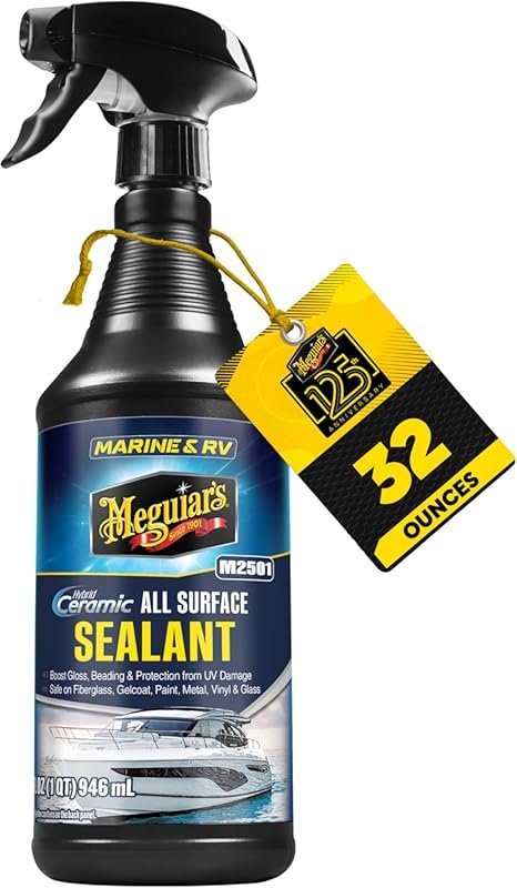 Meguiar's Marine and RV Hybrid Ceramic Sealant for Gel Coat and Fiberg