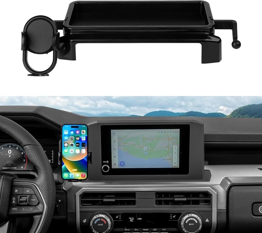 Autorder 8-Inch Car Phone Holder for Toyota Tacoma (2024-2026) with Da