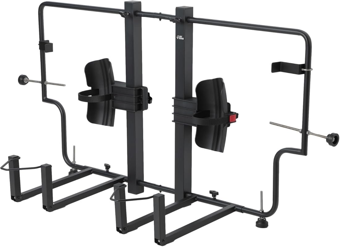 JOYTUTUS Truck Bed Bike Rack for Mid-Size Pickups, Heavy-Duty Anti-Wob