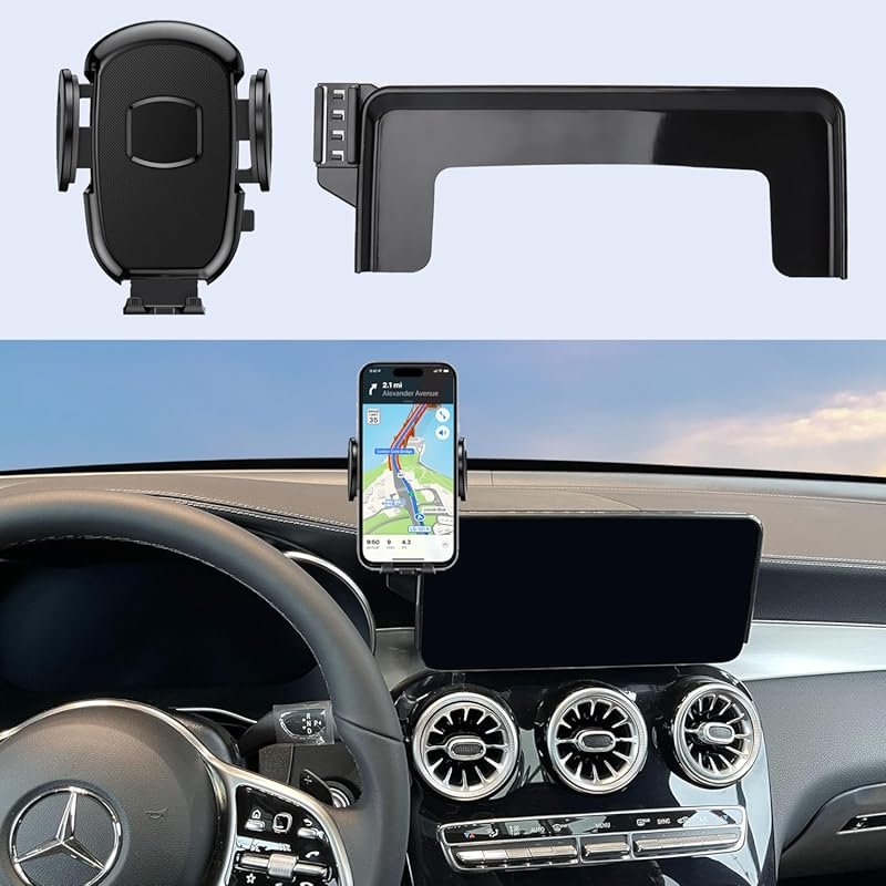 MagSafe-Compatible Phone Holder for Mercedes GLC 2019-2022, C-Class, a