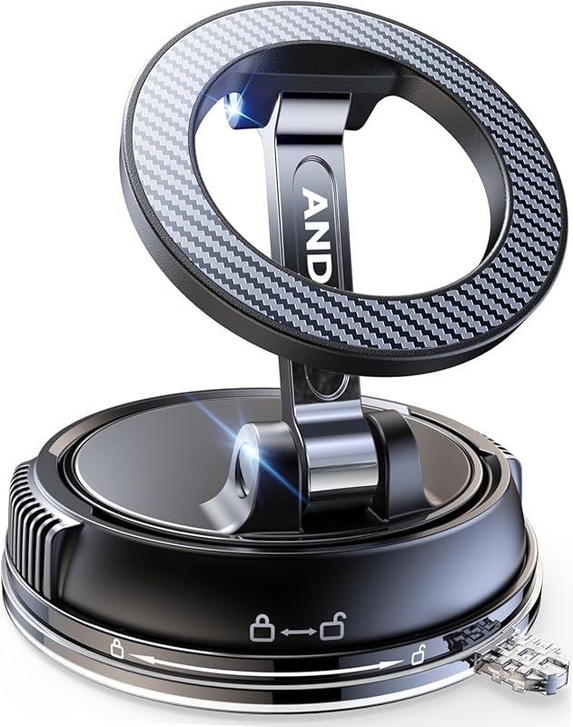 ANDERY Car Phone Holder for Magsafe  360° Adjustable Car Phone Mount, 