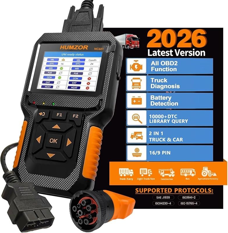 Heavy Duty Truck Scanner – Full System Diagnostics for Diesel Trucks a