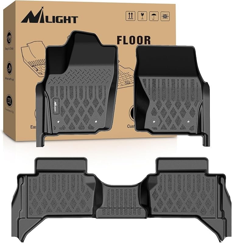 Nilight TPE Floor Mats for Toyota Tacoma 2024-2026 Double Cab, All-Wea