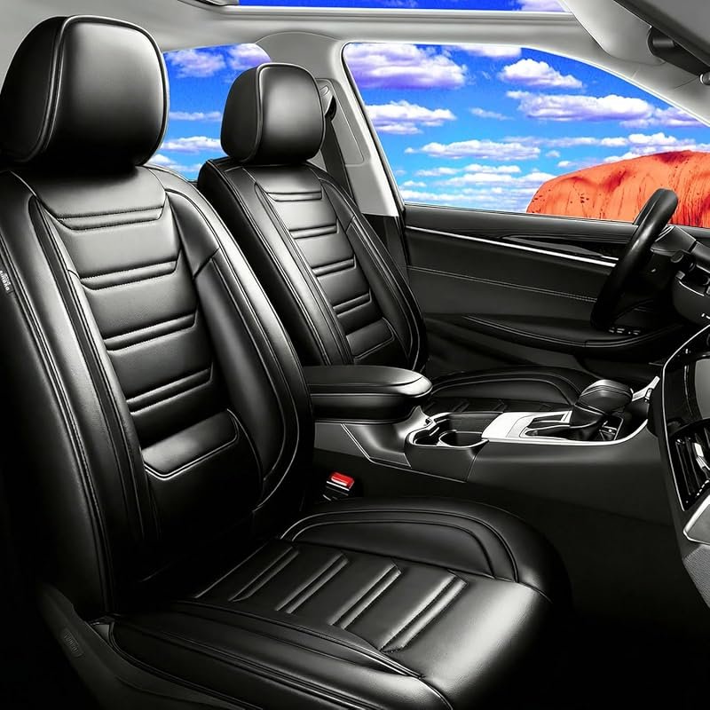 Premium Full Coverage Leather Seat Covers for Hyundai Sonata, Airbag C