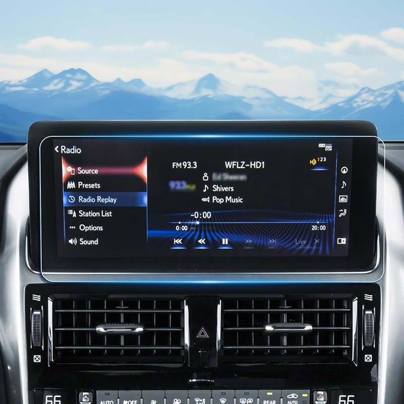 For Glossy Tempered Glass 2022 2023 L exus GX 10.2 Inch Touchscreen Sc