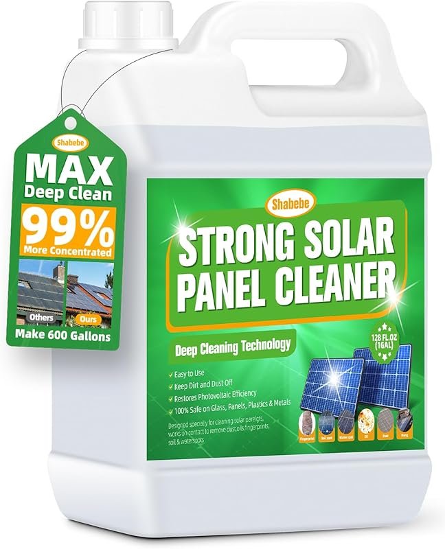 Solar Panel Cleaner 1 Gallon – Ultra Concentrated Cleaner & Max Deep
