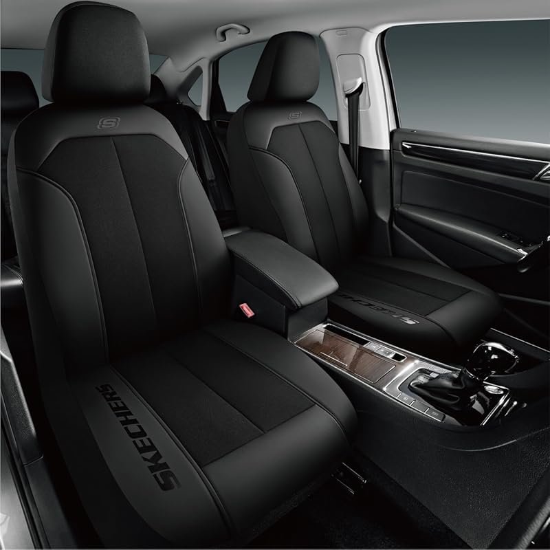 Skechers GOGA Mat Oxford Cloth Waterproof Car Seat Covers for Front Se