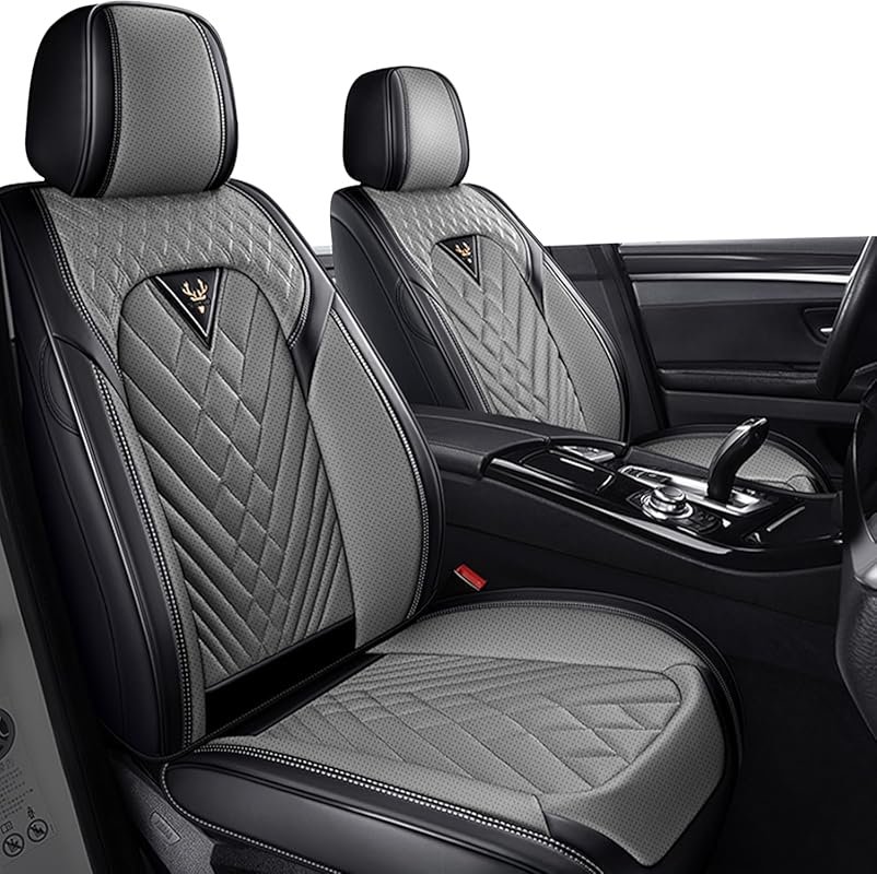 Premium Durable Seat Covers for Mercedes Sprinter 2500, Front Row, Bla
