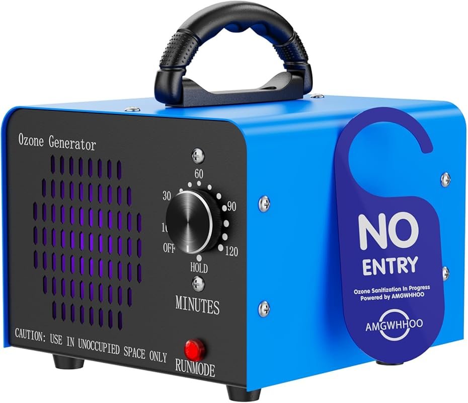 Commercial ozone generator for mold elimination in large spaces up to
