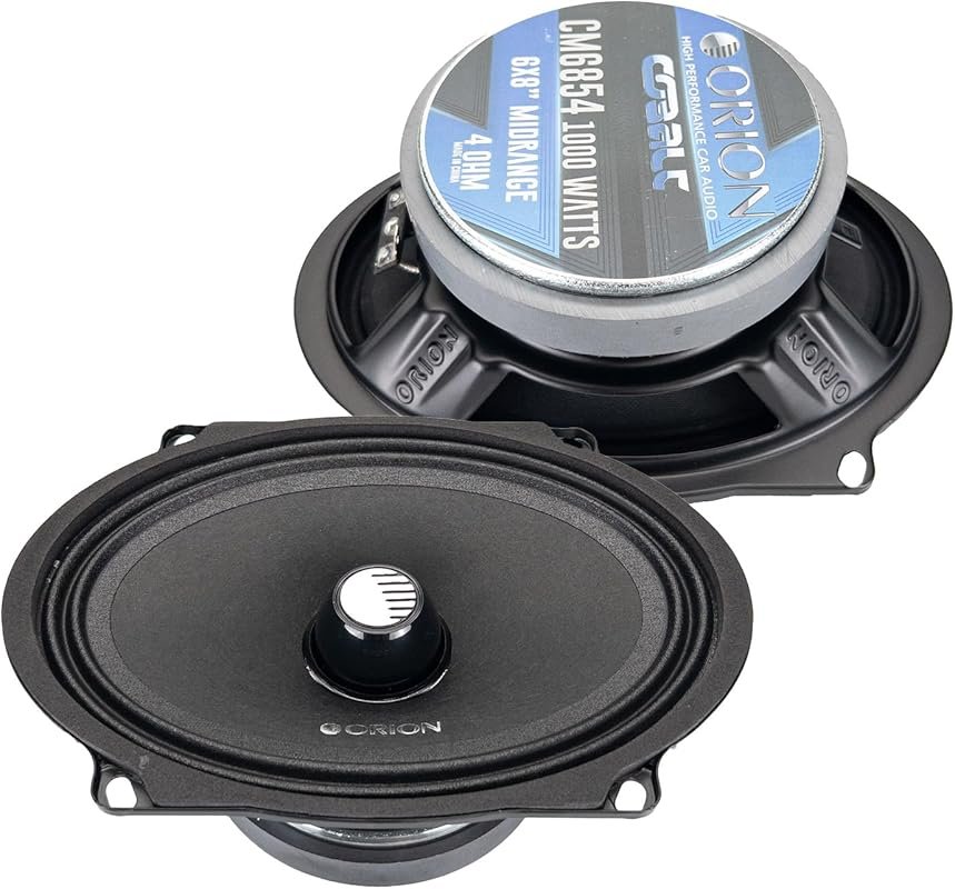 Orion Cobalt CM6854 5x7/6x8 Car Speakers: 1000W Max, 250W RMS, 4 Ohm
