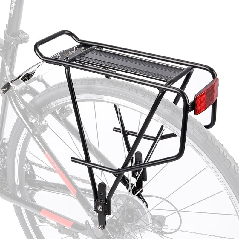 Narrow Rear Bike Rack for Flat Mount Disc Brakes, Large Capacity Panni