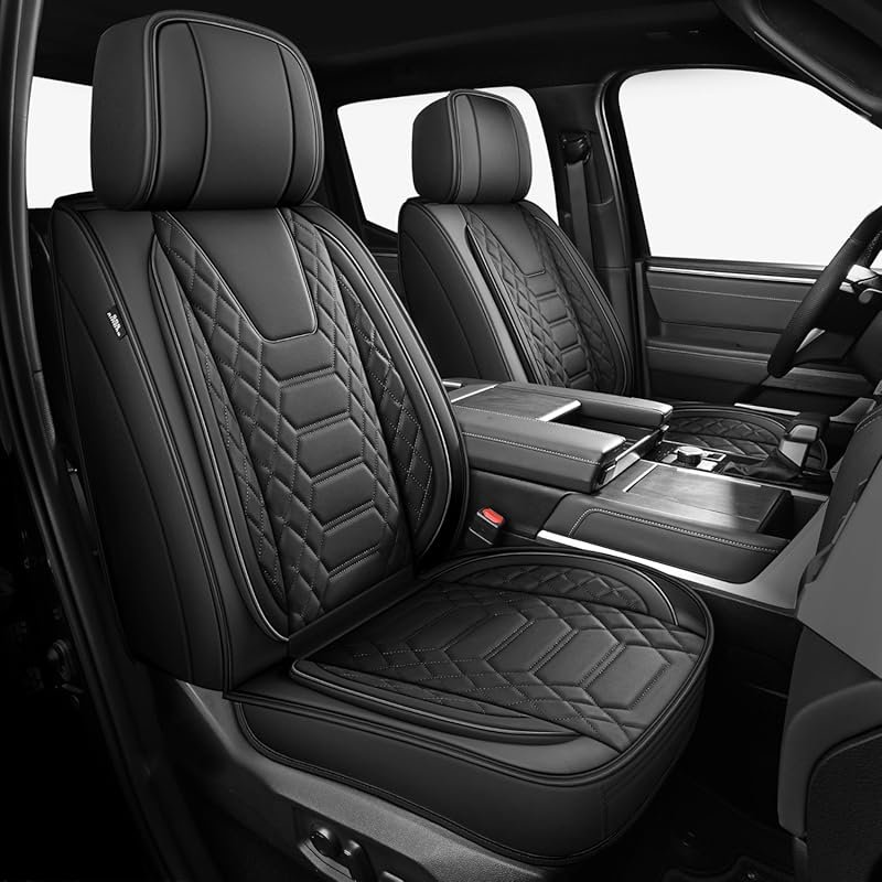 Custom Fit Faux Leather Seat Covers for Toyota Tundra Double Cab Crewm