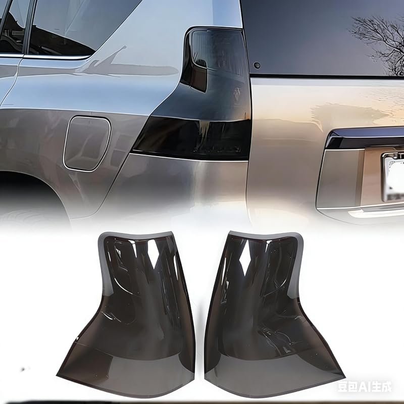 ABS Smoked Black Tail Light Covers for Lexus GX460 2010-2023 – Protect