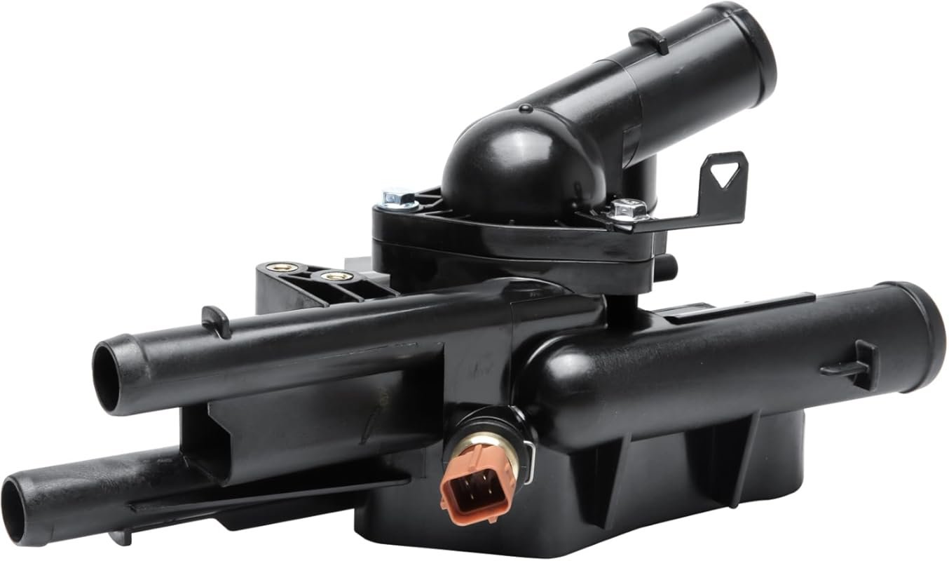 Engine Coolant Thermostat Housing Assembly - Compatible with Hyundai a