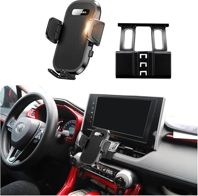 Upgraded Car Phone Holder for Toyota RAV4 2019–2024, Adjustable for 4–