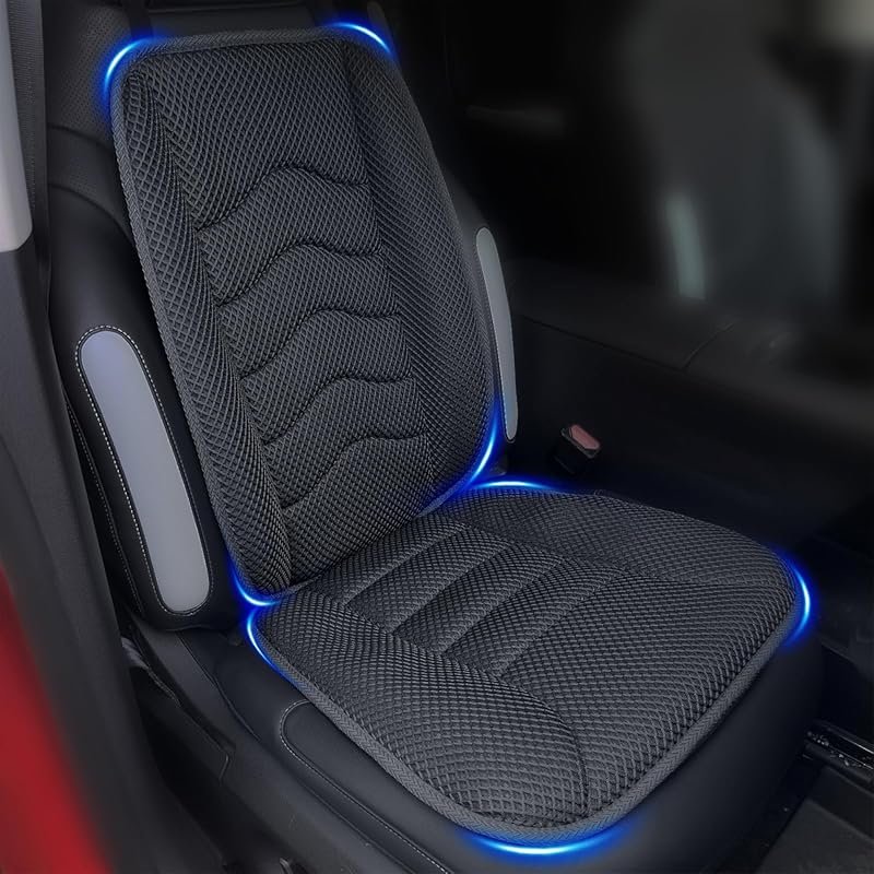 Comfortable Air Mesh Car Seat Cushion with Lumbar Support for Trucks a