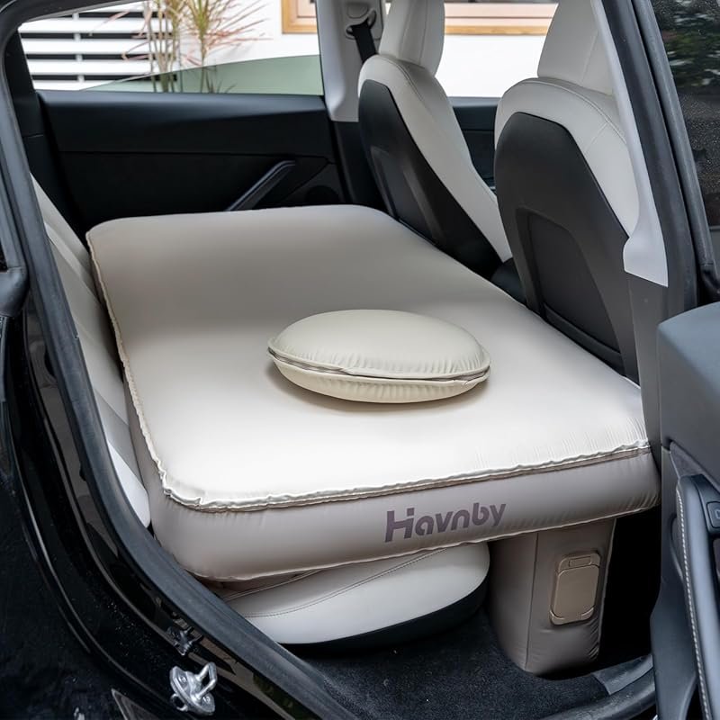 SUV Inflatable Mattress with Rechargeable Pump, TPU Air Foam, Portable